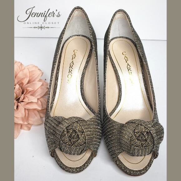 Caparros Women's NEW Willamena Peep Toe Heels NEW! Size 7.5B - Picture 3 of 13